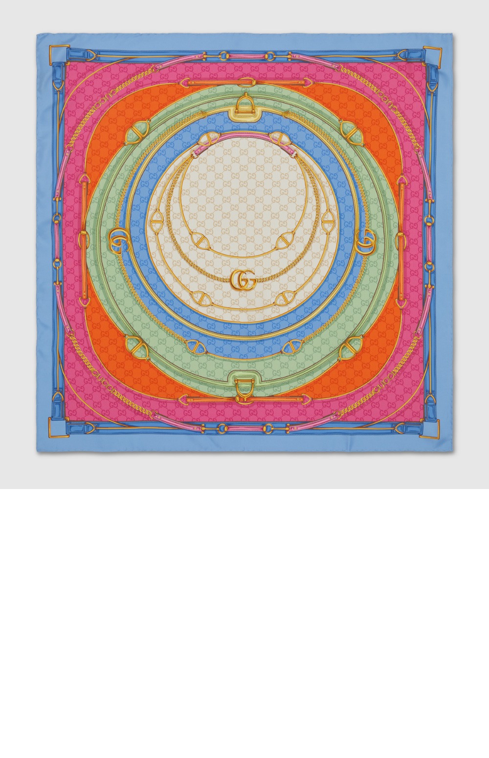 미러급레플리카사이트 | 명품레플리카 전문 쇼핑몰  | 퍼스트원 - GG 벨트 프린트 실크 스카프  788599 > 구찌