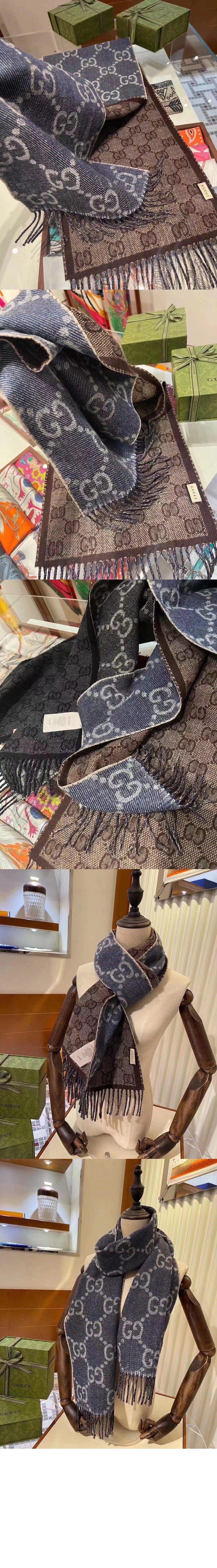 미러급레플리카사이트 | 명품레플리카 전문 쇼핑몰  | 퍼스트원 - 태슬 디테일의 GG 자카드 니트 스카프 676610 > 구찌