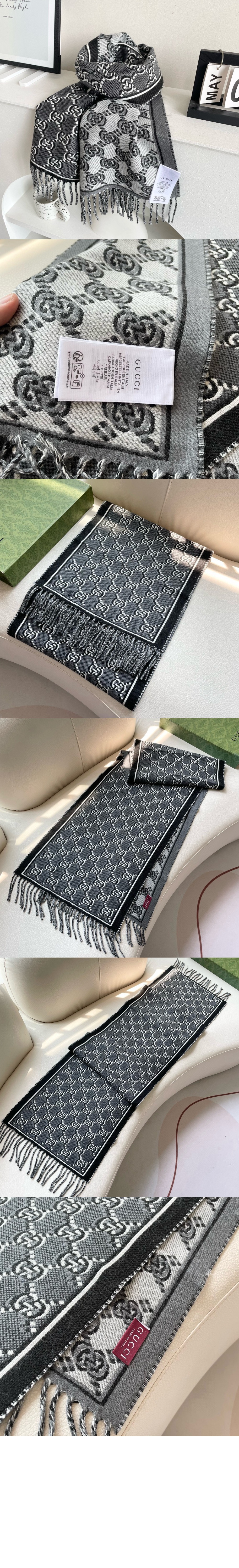 미러급레플리카사이트 | 명품레플리카 전문 쇼핑몰  | 퍼스트원 - GG 섀도우 울 자카드 스카프 795276 > 구찌