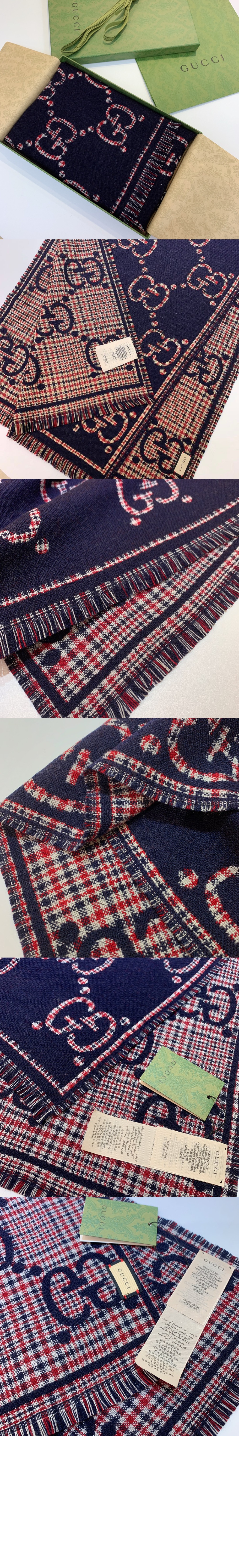 미러급레플리카사이트 | 명품레플리카 전문 쇼핑몰  | 퍼스트원 - GG 울 스카프 660025 > 남자