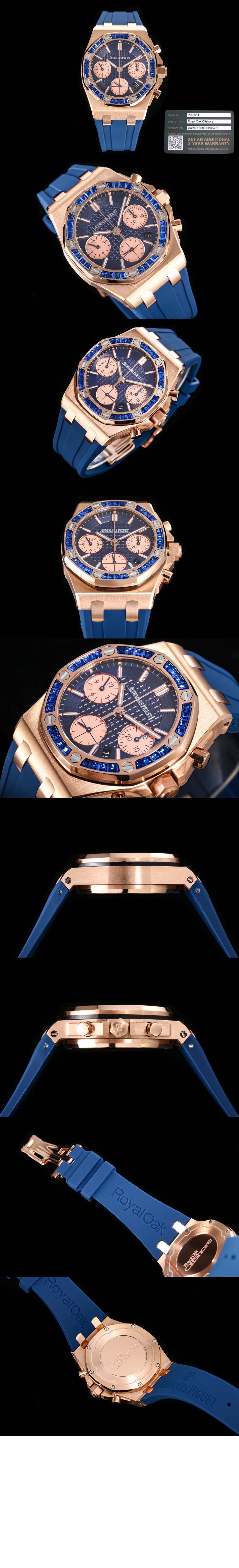 미러급레플리카사이트 | 명품레플리카 전문 쇼핑몰  | 퍼스트원 - 로얄오크 크로노그래프 37 26236OR > 오데마피게