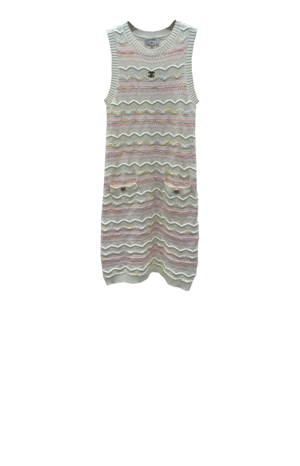 미러급레플리카사이트 | 명품레플리카 전문 쇼핑몰  | 퍼스트원 - 로고 니트 원피스 > 샤넬