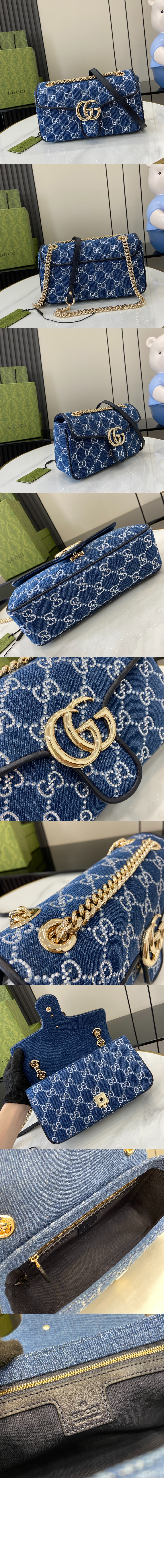 미러급레플리카사이트 | 명품레플리카 전문 쇼핑몰  | 퍼스트원 - GG 마몽 스몰 숄더백 443497 > 구찌
