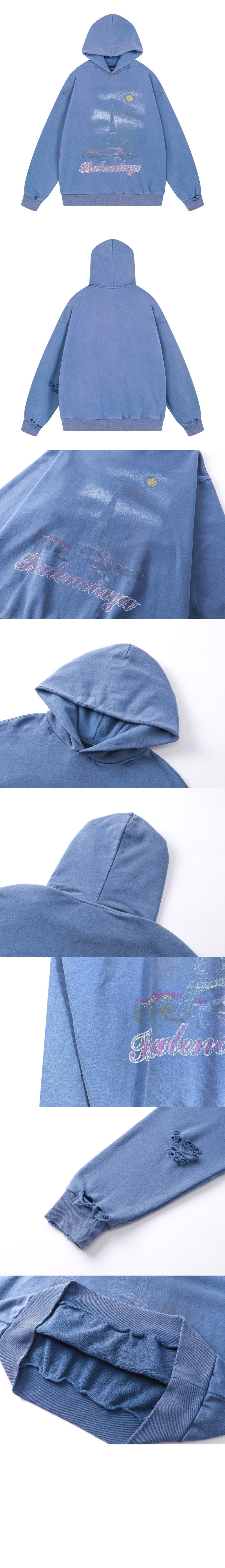 미러급레플리카사이트 | 명품레플리카 전문 쇼핑몰  | 퍼스트원 - 파리 문 오버사이즈 후디 > 발렌시아가