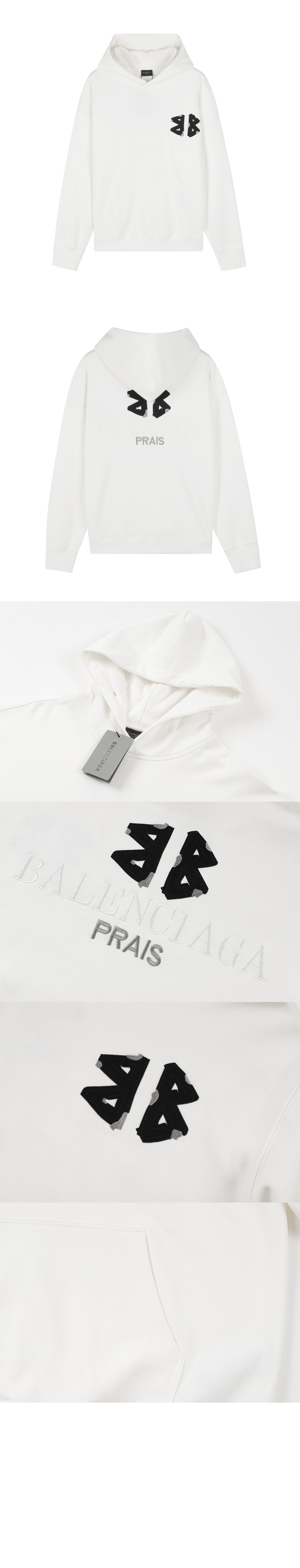 미러급레플리카사이트 | 명품레플리카 전문 쇼핑몰  | 퍼스트원 - 로고 프린팅 코튼 후드 > 발렌시아가