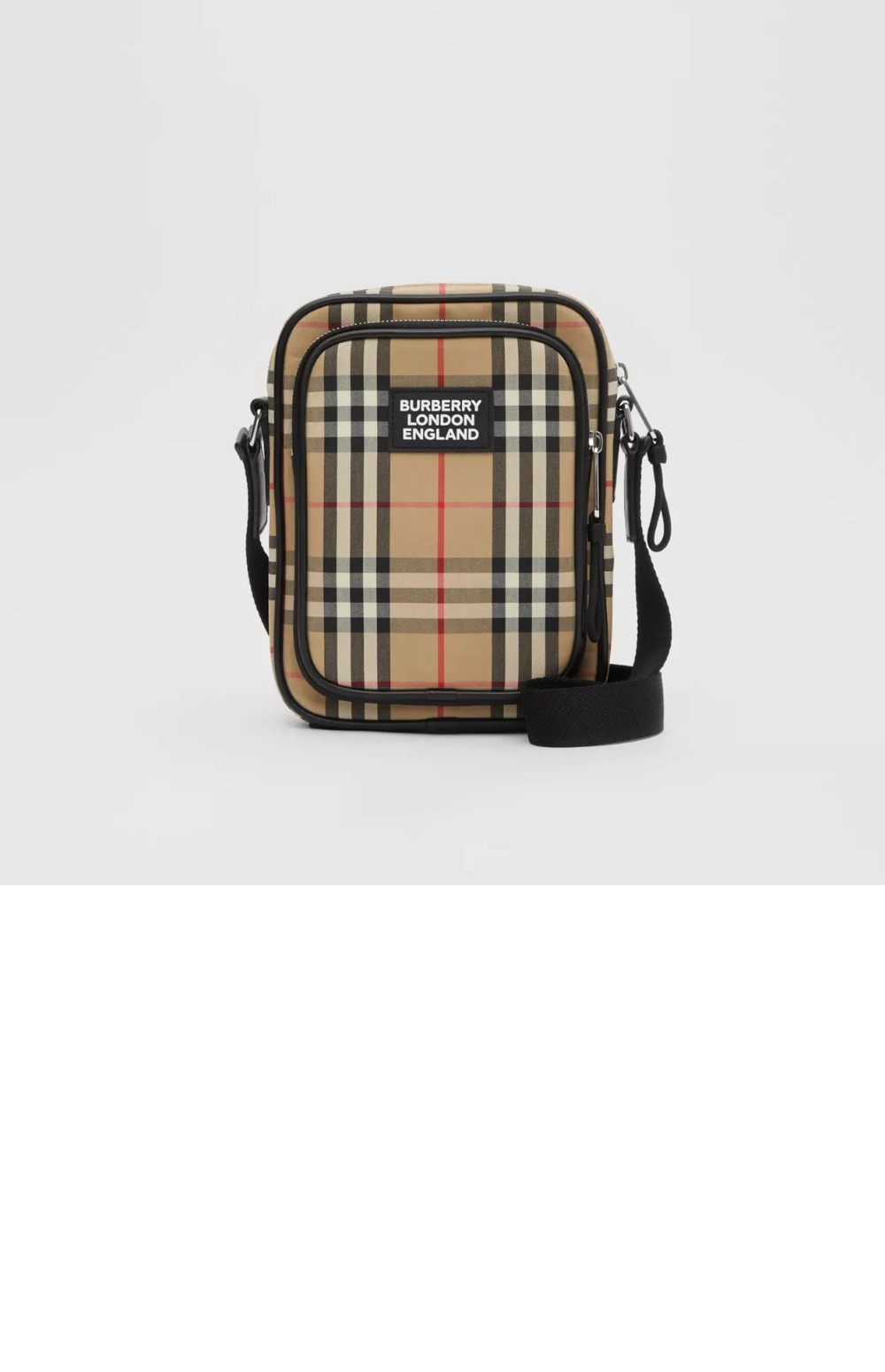 미러급레플리카사이트 | 명품레플리카 전문 쇼핑몰  | 퍼스트원 - 체크 레더 크로스바디백 80233811 > 버버리