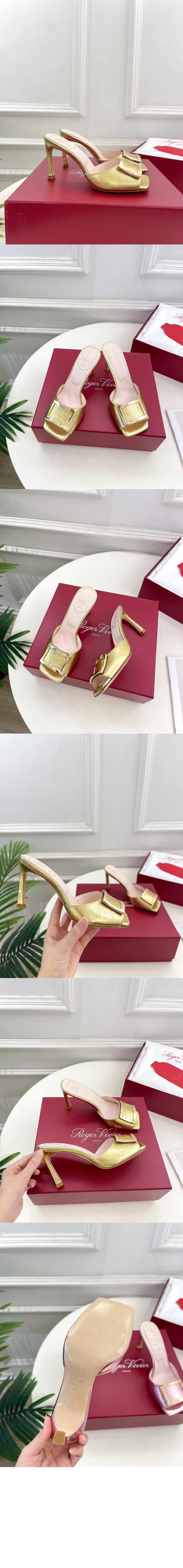 미러급레플리카사이트 | 명품레플리카 전문 쇼핑몰  | 퍼스트원 - 트럼펫 메탈 버클 뮬 6033 > 로저비비에