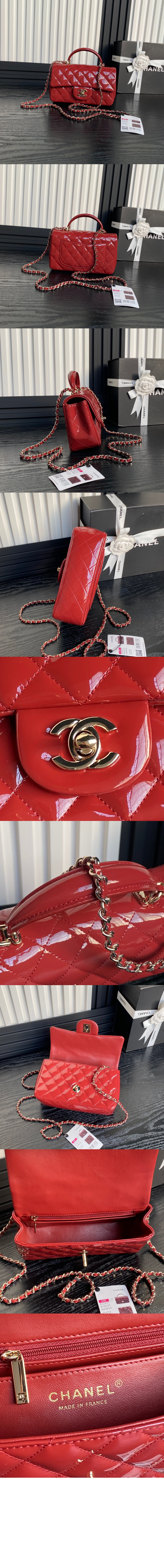 미러급레플리카사이트 | 명품레플리카 전문 쇼핑몰  | 퍼스트원 - 클래식 뉴미니 탑핸들 AS2431 > 샤넬