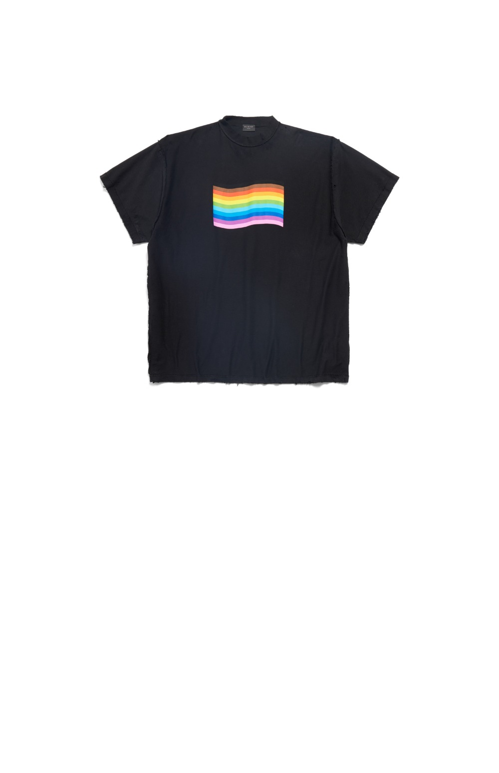 미러급레플리카사이트 | 명품레플리카 전문 쇼핑몰  | 퍼스트원 - 레인보우 플래그 인사이드 아웃 오버사이즈 티셔츠 > 발렌시아가