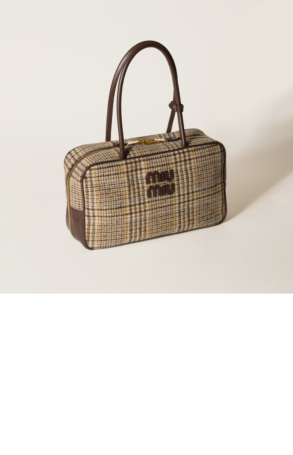 미러급레플리카사이트 | 명품레플리카 전문 쇼핑몰  | 퍼스트원 - 타탄 탑 토트백 5BB163 > 미우미우