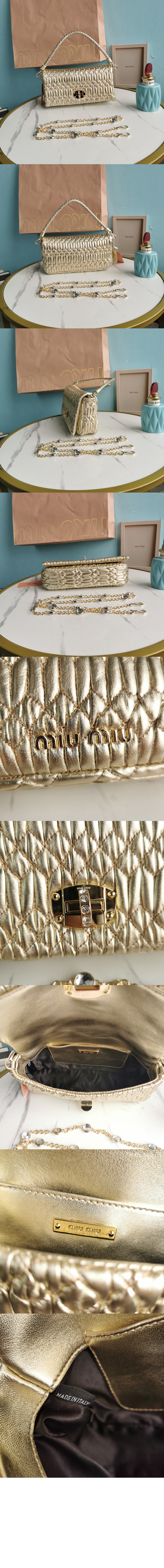 미러급레플리카사이트 | 명품레플리카 전문 쇼핑몰  | 퍼스트원 - 크리스탈 숄더백 5BD417 > 미우미우