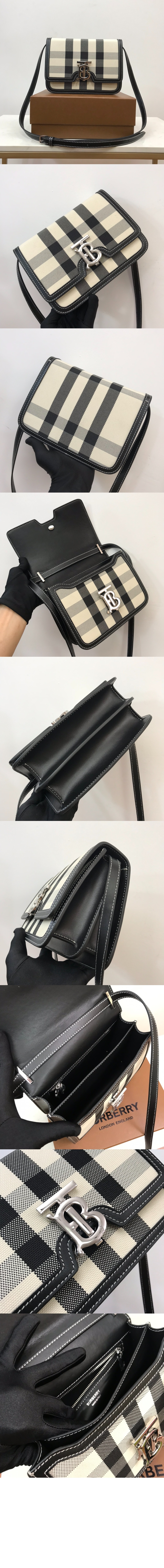 미러급레플리카사이트 | 명품레플리카 전문 쇼핑몰  | 퍼스트원 - 스몰 체크 캔버스 TB백 80522891 > 버버리