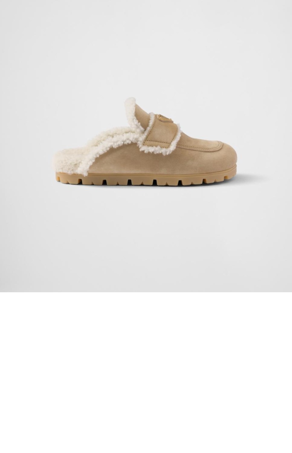 미러급레플리카사이트 | 명품레플리카 전문 쇼핑몰  | 퍼스트원 - 스웨이드 및 시어링 슬리퍼 1S711M > 프라다