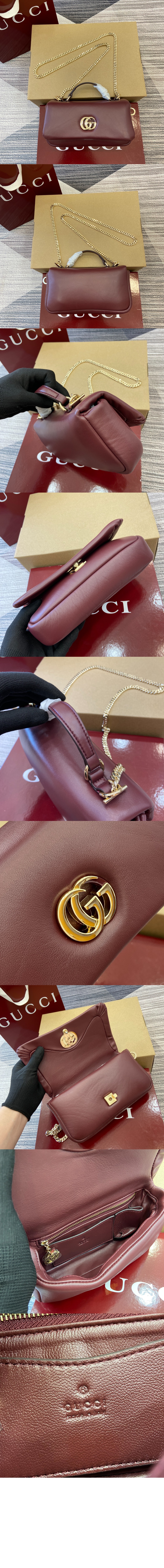 미러급레플리카사이트 | 명품레플리카 전문 쇼핑몰  | 퍼스트원 - GG 밀라노 미니 탑 핸들백 806017 > 구찌