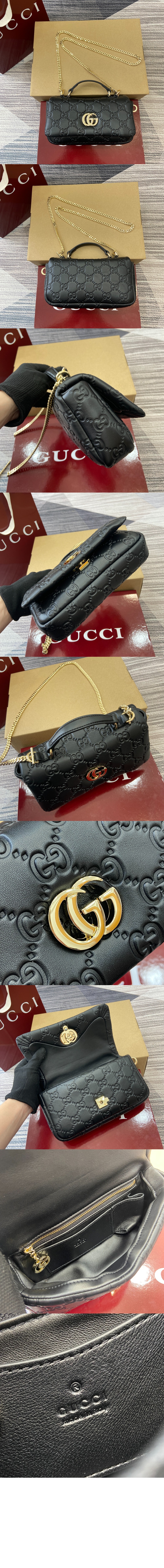 미러급레플리카사이트 | 명품레플리카 전문 쇼핑몰  | 퍼스트원 - GG 밀라노 미니 탑 핸들백 806017 > 구찌