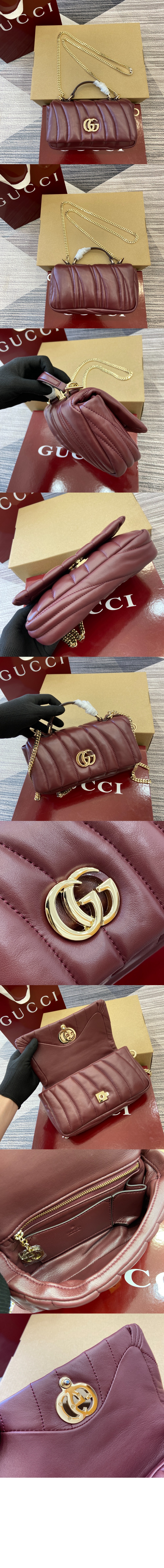 미러급레플리카사이트 | 명품레플리카 전문 쇼핑몰  | 퍼스트원 - GG 밀라노 미니 탑 핸들백 806017 > 구찌