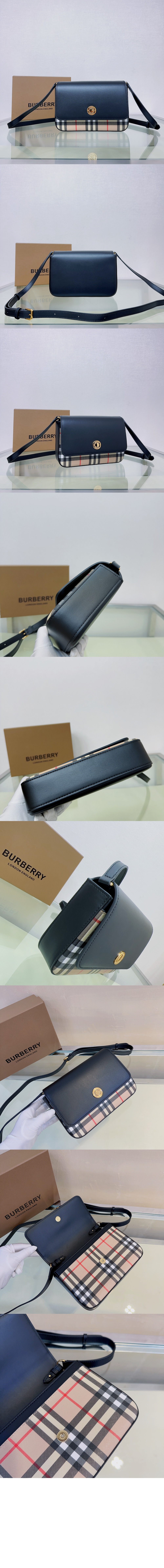 미러급레플리카사이트 | 명품레플리카 전문 쇼핑몰  | 퍼스트원 - 체크 레더 페니 숄더백 80492441 > 버버리