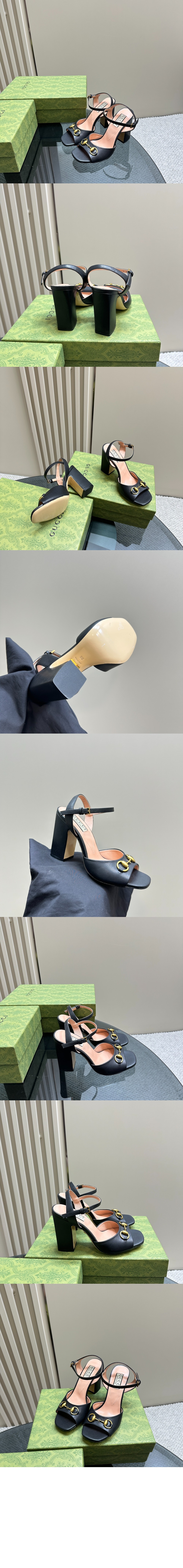 미러급레플리카사이트 | 명품레플리카 전문 쇼핑몰  | 퍼스트원 - 홀스빗 미드힐 샌들 771603 > 구찌