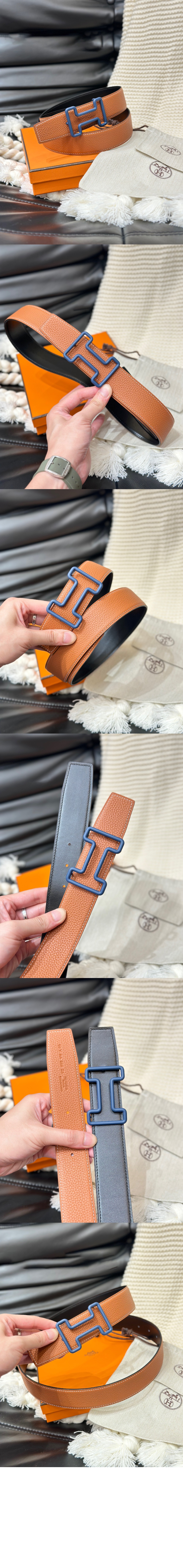 미러급레플리카사이트 | 명품레플리카 전문 쇼핑몰  | 퍼스트원 - 양면 가죽 벨트 > 에르메스