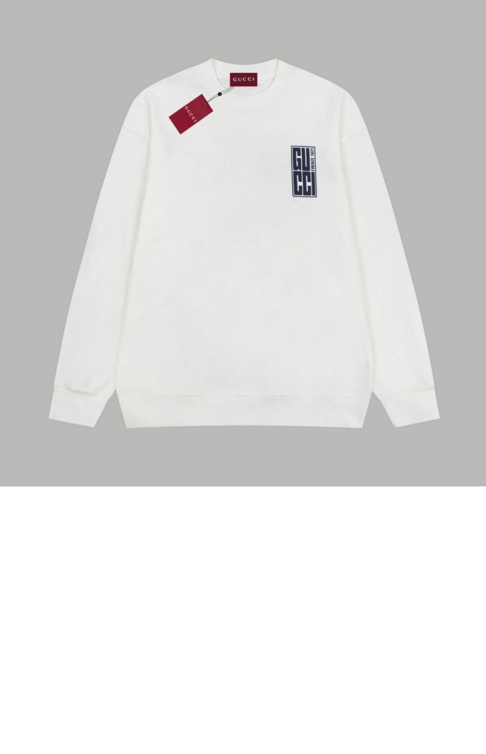 미러급레플리카사이트 | 명품레플리카 전문 쇼핑몰  | 퍼스트원 - 코튼 저지 스웨트셔츠 > 구찌