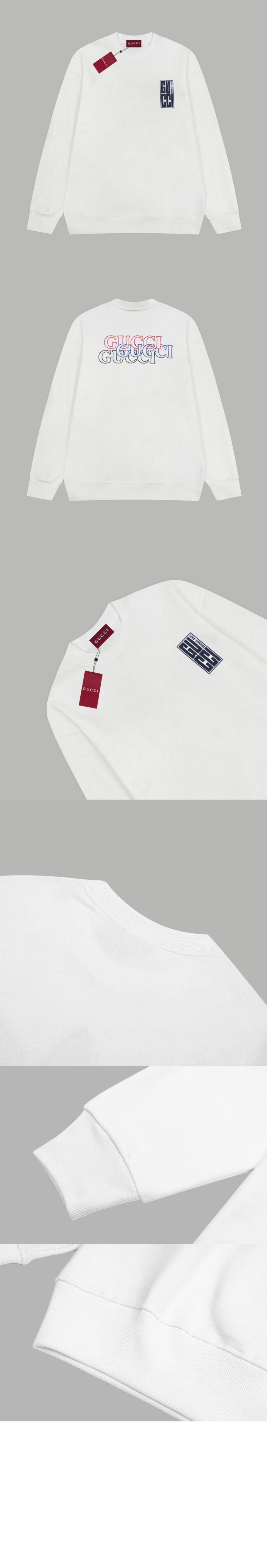 미러급레플리카사이트 | 명품레플리카 전문 쇼핑몰  | 퍼스트원 - 코튼 저지 스웨트셔츠 > 구찌