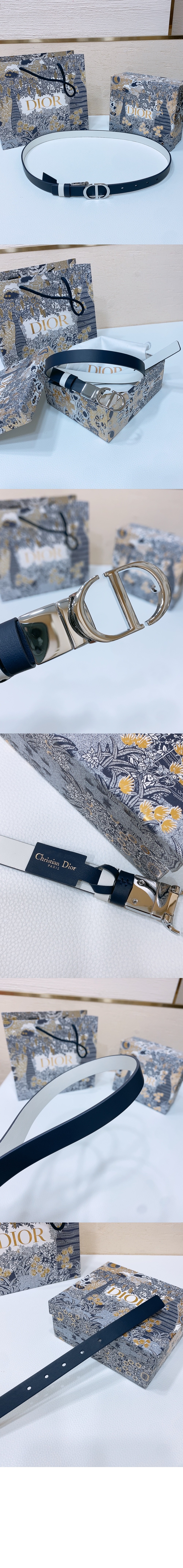 미러급레플리카사이트 | 명품레플리카 전문 쇼핑몰  | 퍼스트원 - 30 Montaigne 리버서블 벨트 B0446 > 디올