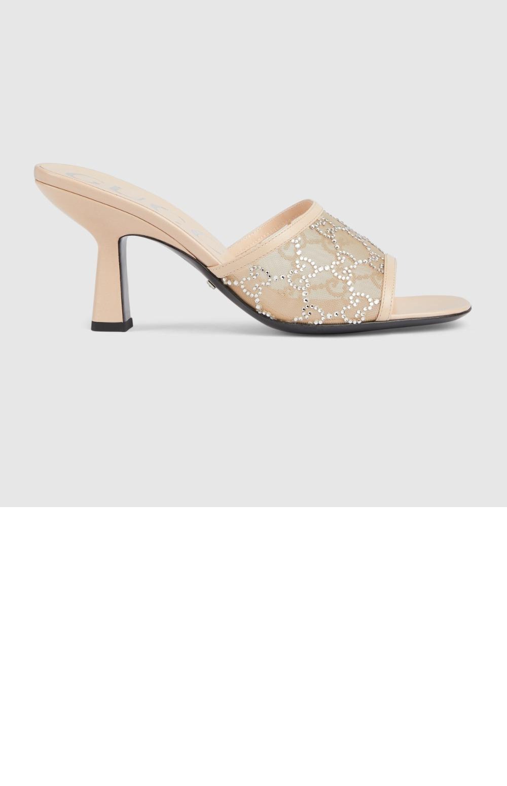 미러급레플리카사이트 | 명품레플리카 전문 쇼핑몰  | 퍼스트원 - GG 미드힐 슬라이드 샌들 ‎747245 > 구찌