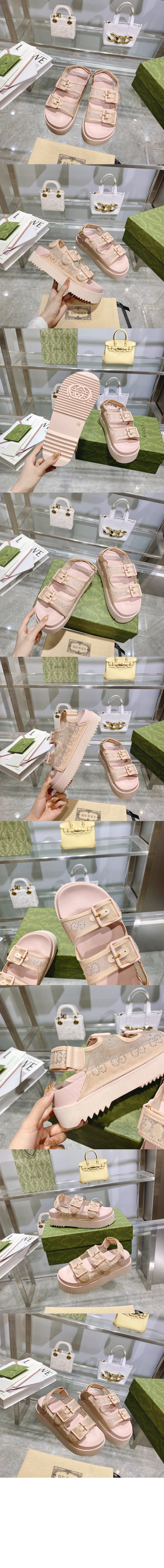 미러급레플리카사이트 | 명품레플리카 전문 쇼핑몰  | 퍼스트원 - 크리스탈 GG 샌들 693404 > 구찌