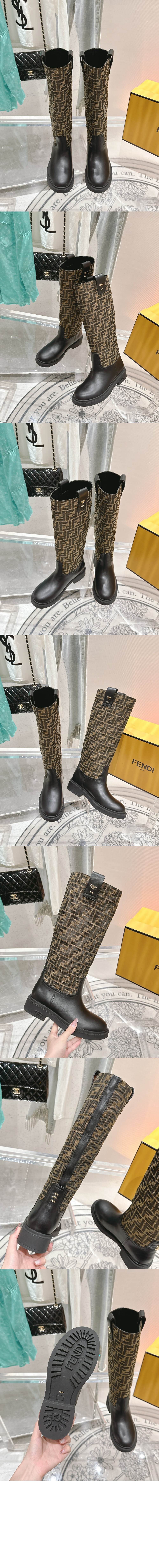 미러급레플리카사이트 | 명품레플리카 전문 쇼핑몰  | 퍼스트원 - 가죽과 패브릭 부츠 8W8574 > 펜디