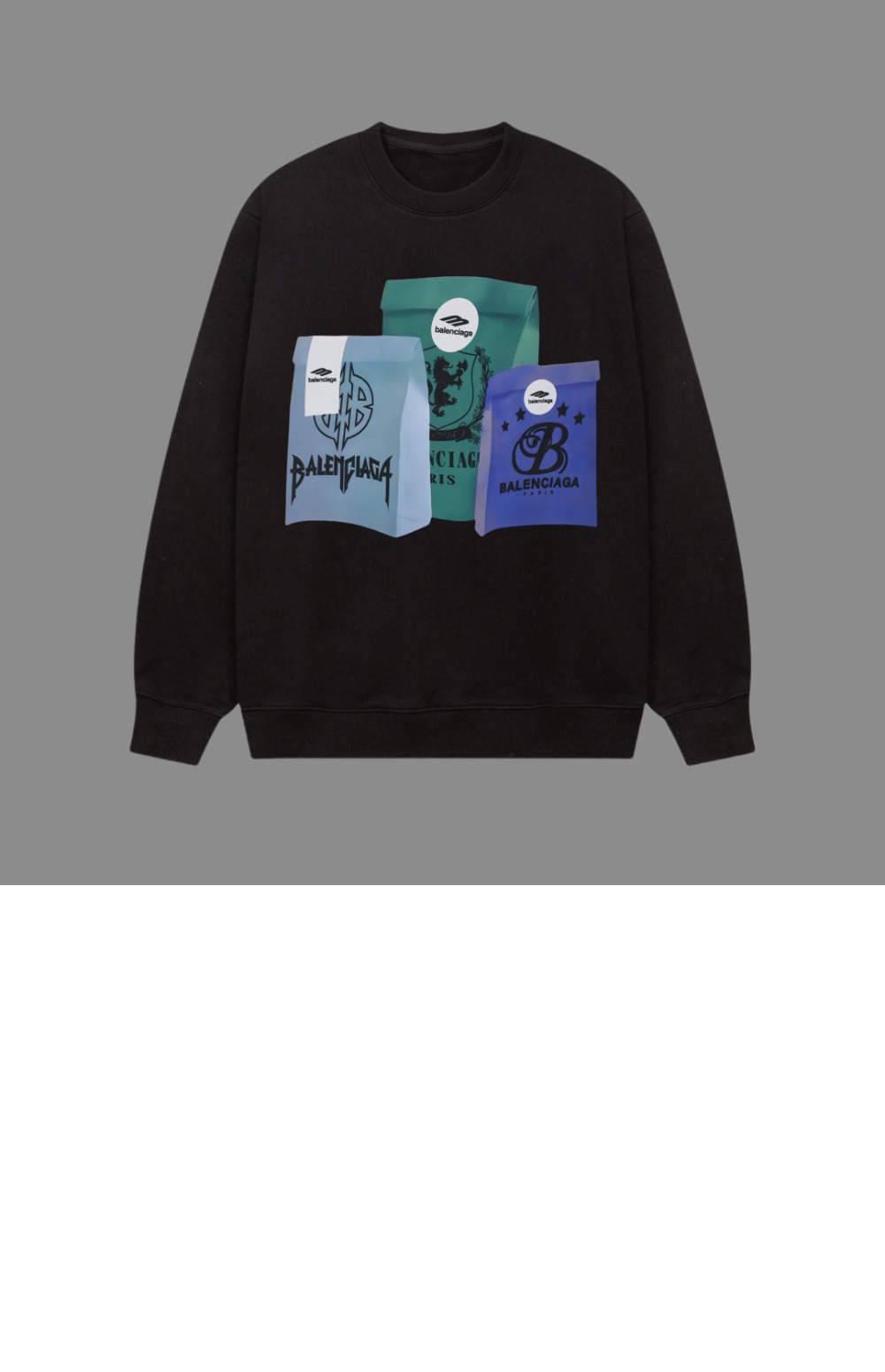 미러급레플리카사이트 | 명품레플리카 전문 쇼핑몰  | 퍼스트원 - 로고 프린트 스웨트셔츠 > 발렌시아가