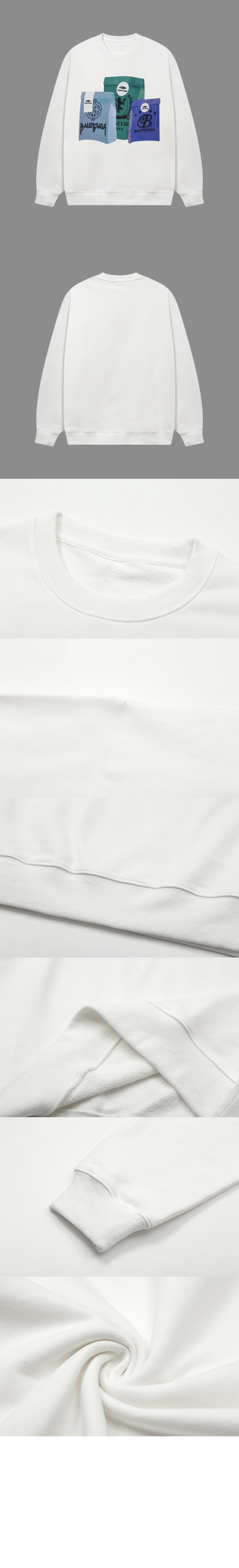 미러급레플리카사이트 | 명품레플리카 전문 쇼핑몰  | 퍼스트원 - 로고 프린트 스웨트셔츠 > 발렌시아가