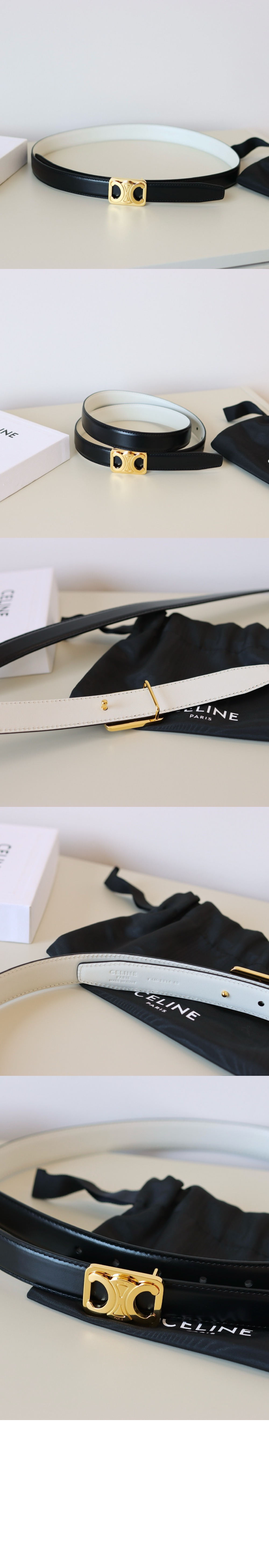 미러급레플리카사이트 | 명품레플리카 전문 쇼핑몰  | 퍼스트원 - 미디엄 리버서블 프레임 트리옹프 벨트 45BIZ3 > 셀린느