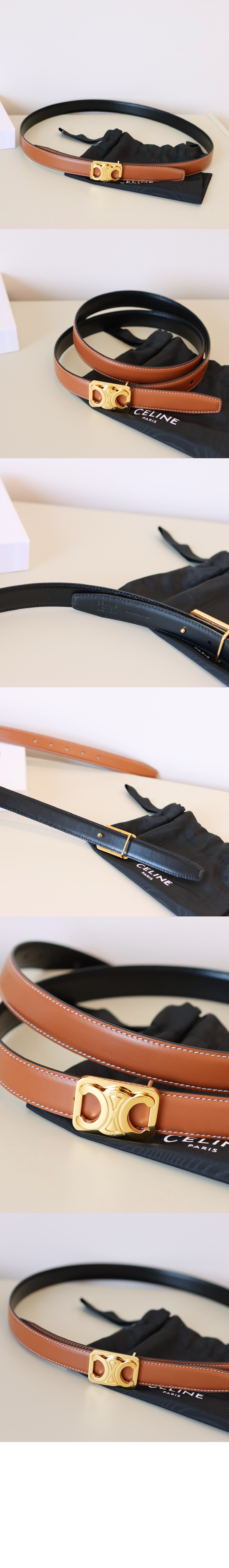 미러급레플리카사이트 | 명품레플리카 전문 쇼핑몰  | 퍼스트원 - 미디엄 리버서블 프레임 트리옹프 벨트 45BIZ3 > 셀린느