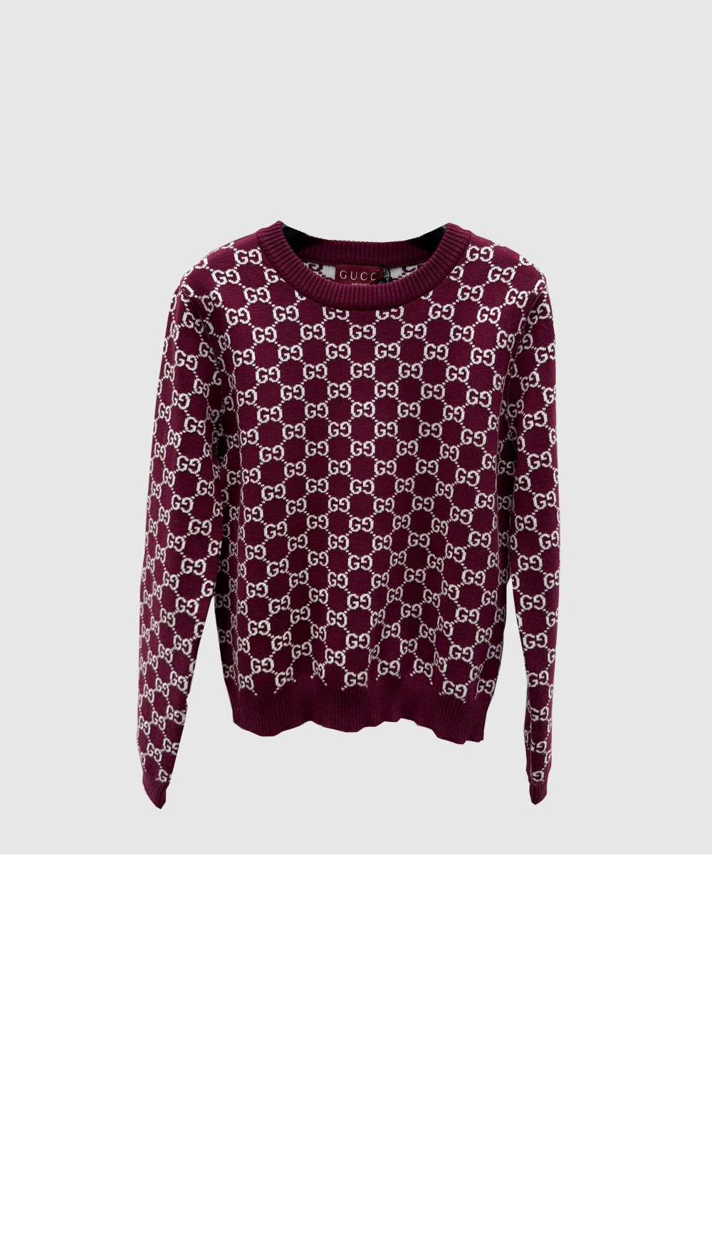 미러급레플리카사이트 | 명품레플리카 전문 쇼핑몰  | 퍼스트원 - 프린트 니트 톱 > 구찌