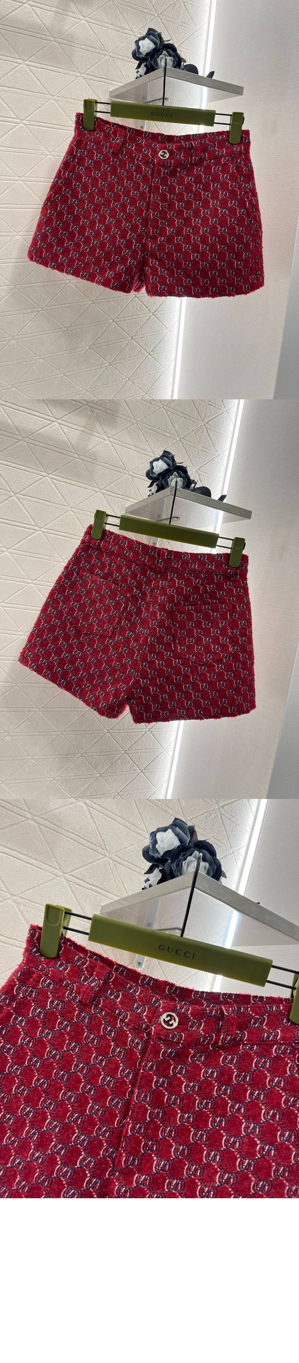 미러급레플리카사이트 | 명품레플리카 전문 쇼핑몰  | 퍼스트원 - GG 미드라이즈 부클레 쇼츠 > 구찌