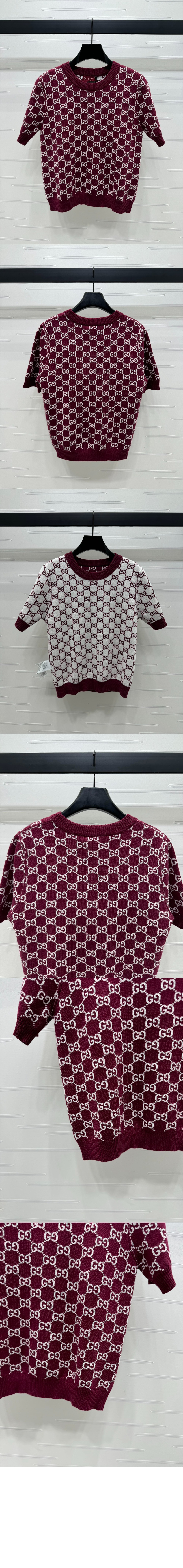 미러급레플리카사이트 | 명품레플리카 전문 쇼핑몰  | 퍼스트원 - 리버시블 GG 울 자가드 탑 > 구찌