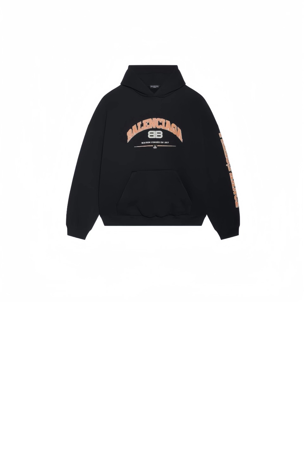 미러급레플리카사이트 | 명품레플리카 전문 쇼핑몰  | 퍼스트원 - 로고프린트 코튼블랜드 저지 후드 > 발렌시아가