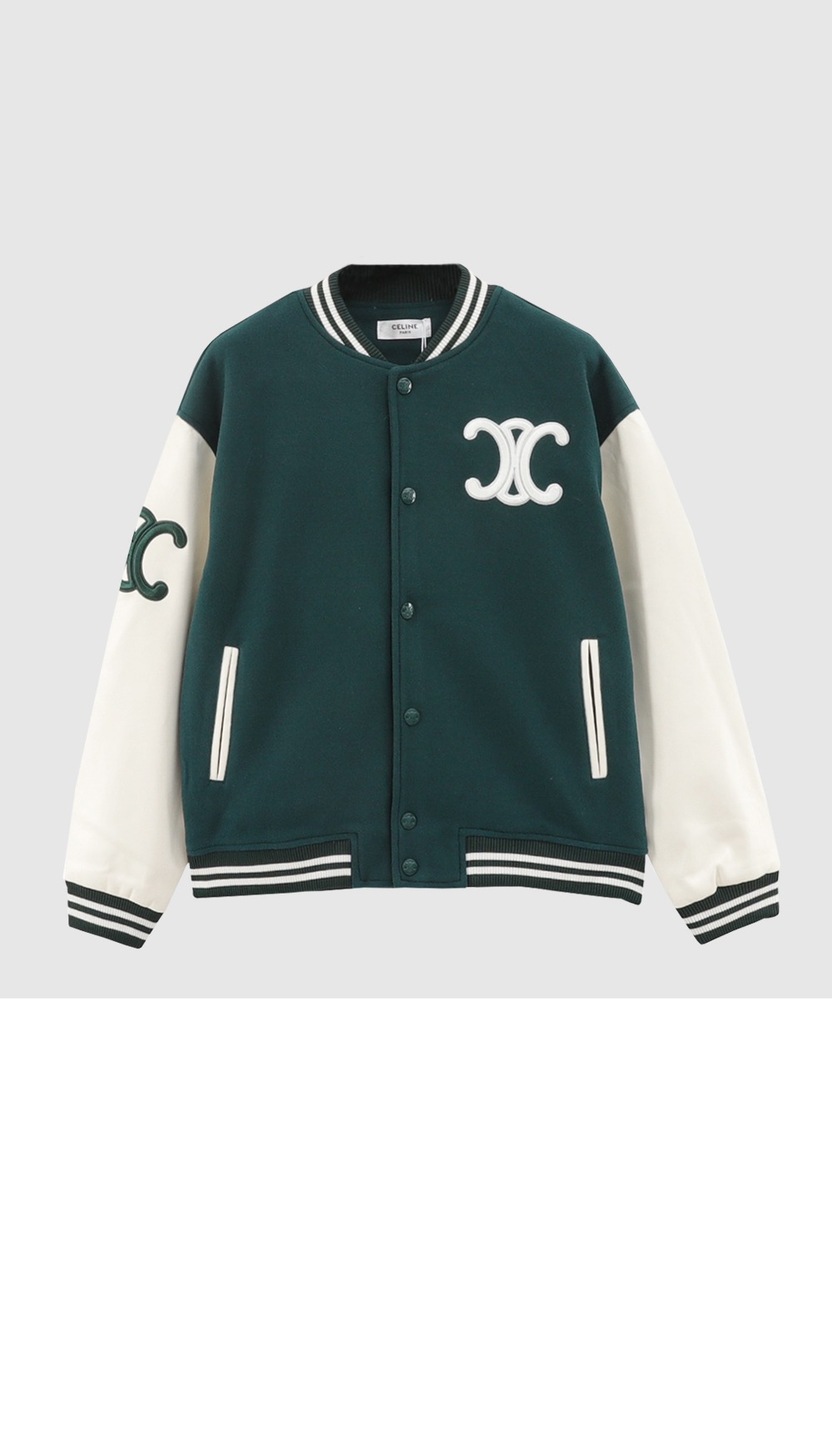 미러급레플리카사이트 | 명품레플리카 전문 쇼핑몰  | 퍼스트원 - 로고 프린트 재킷 > 셀린느