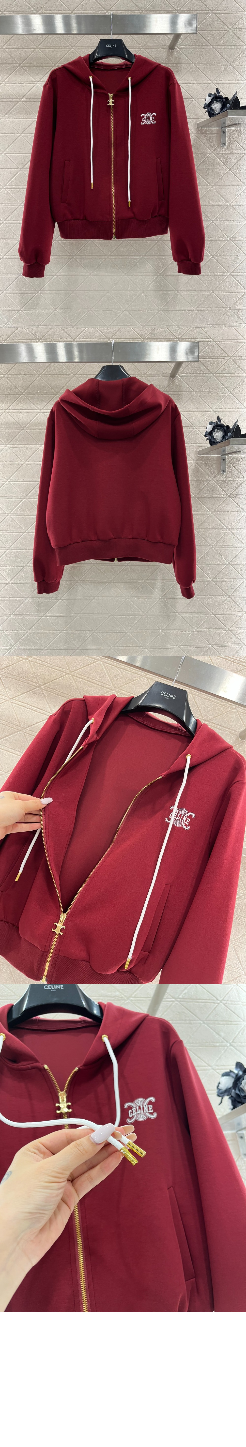 미러급레플리카사이트 | 명품레플리카 전문 쇼핑몰  | 퍼스트원 - 로고 집업 자켓 > 셀린느