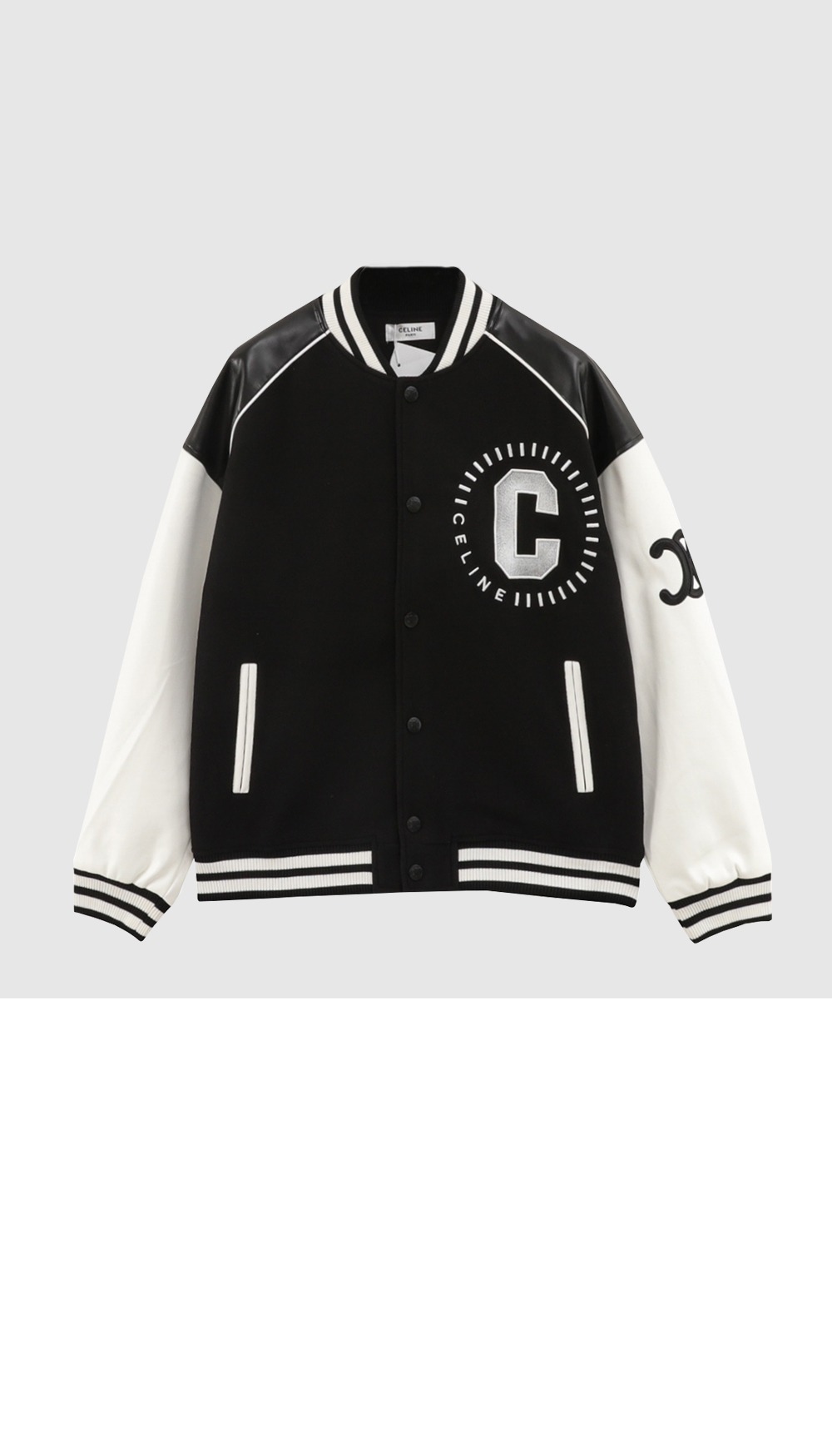 미러급레플리카사이트 | 명품레플리카 전문 쇼핑몰  | 퍼스트원 - 로고 프린트 재킷 > 셀린느