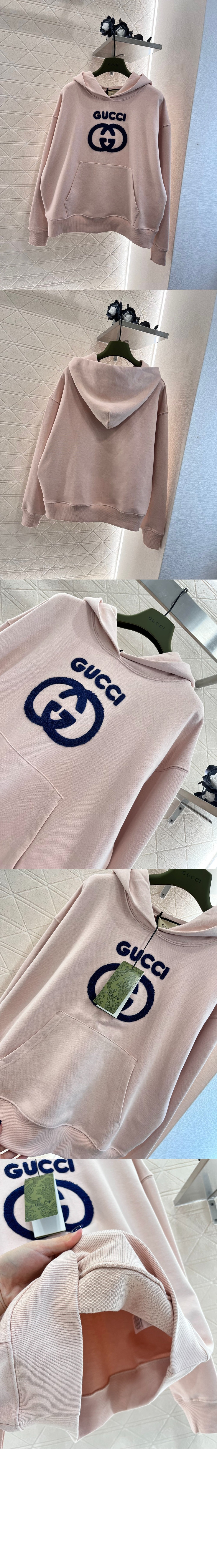 미러급레플리카사이트 | 명품레플리카 전문 쇼핑몰  | 퍼스트원 - 자수 코튼 저지 스웨트셔츠 > 구찌