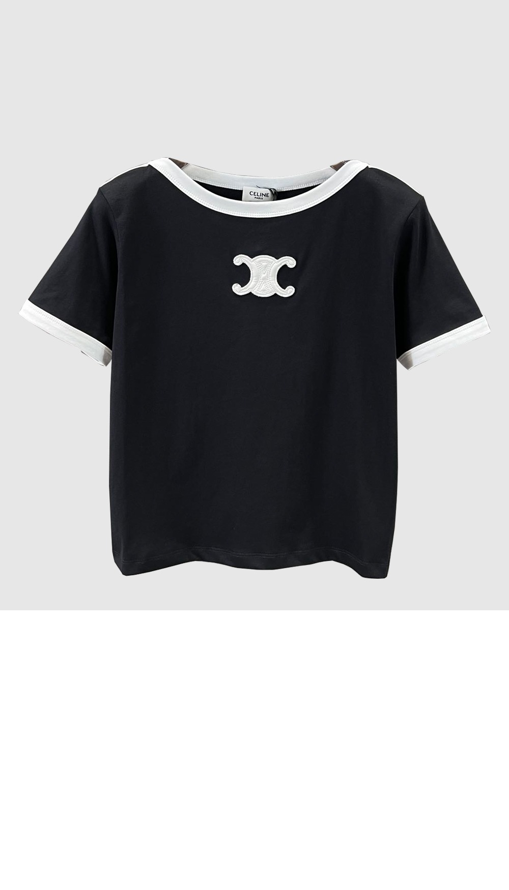 미러급레플리카사이트 | 명품레플리카 전문 쇼핑몰  | 퍼스트원 - 로고 프린트 반팔 > 셀린느