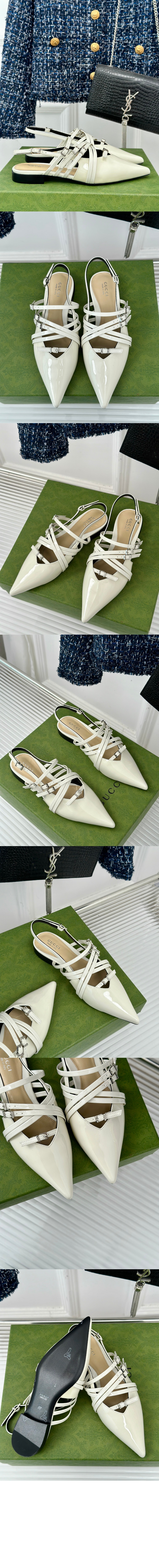 미러급레플리카사이트 | 명품레플리카 전문 쇼핑몰  | 퍼스트원 - 스트랩 플랫 슈즈 796015 > 구찌