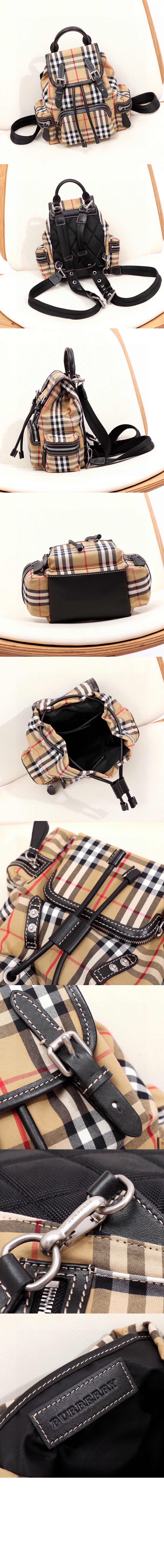 미러급레플리카사이트 | 명품레플리카 전문 쇼핑몰  | 퍼스트원 - 체크 포켓 스몰 백팩 40784711 > 버버리