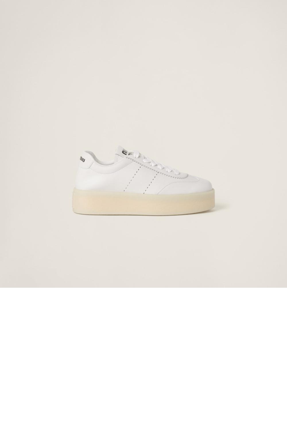 미러급레플리카사이트 | 명품레플리카 전문 쇼핑몰  | 퍼스트원 - 가죽 스니커즈 5E278E > 미우미우