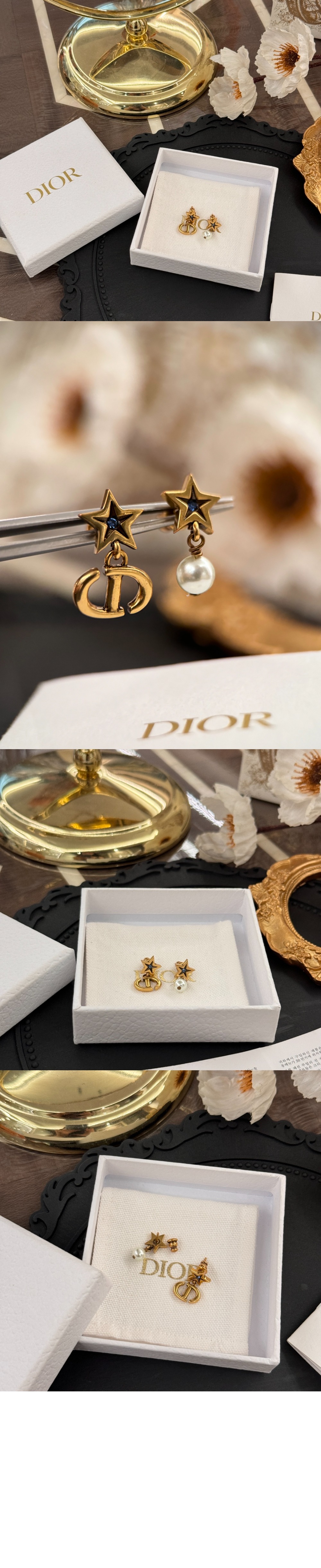 미러급레플리카사이트 | 명품레플리카 전문 쇼핑몰  | 퍼스트원 - Lucky Charms 스터드 귀걸이 E3332 > 디올