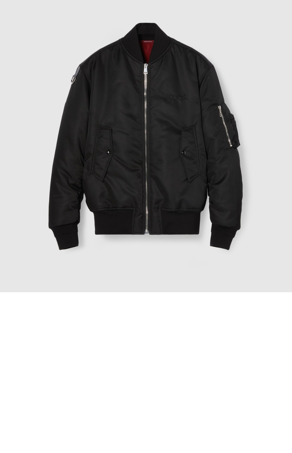 미러급레플리카사이트 | 명품레플리카 전문 쇼핑몰  | 퍼스트원 - 나일론 트윌 봄버 재킷 > 구찌