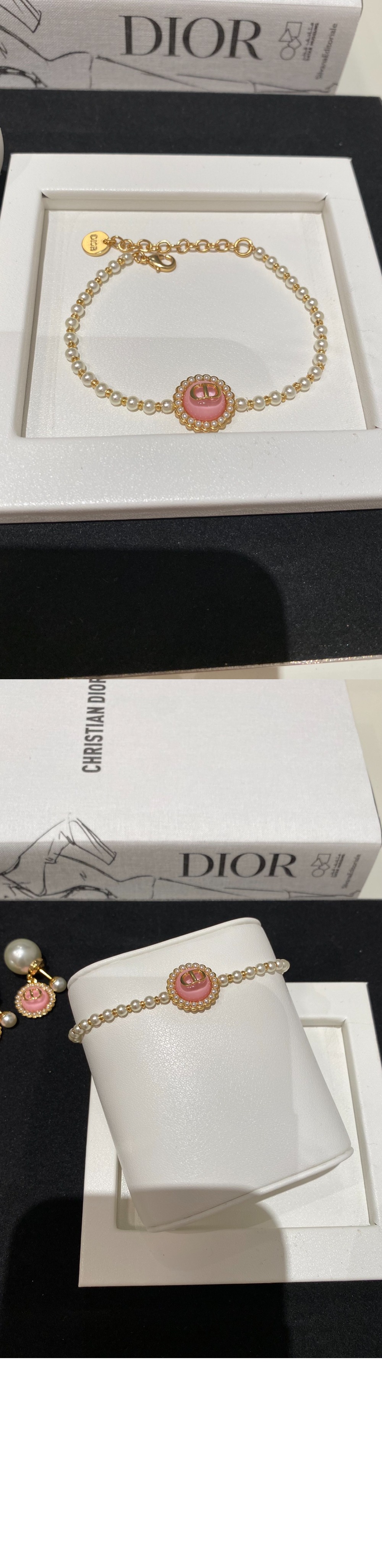 미러급레플리카사이트 | 명품레플리카 전문 쇼핑몰  | 퍼스트원 - 쁘띠 CD 스터드 팔찌 B2420 > 디올