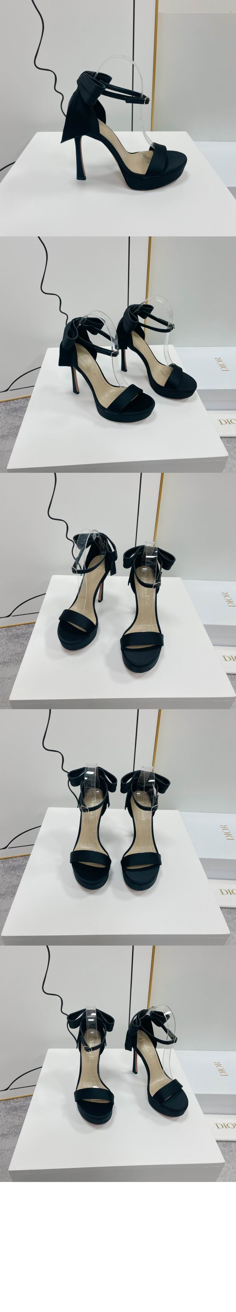 미러급레플리카사이트 | 명품레플리카 전문 쇼핑몰  | 퍼스트원 - 새틴 리본 플랫폼 힐 KCQ93 > 디올