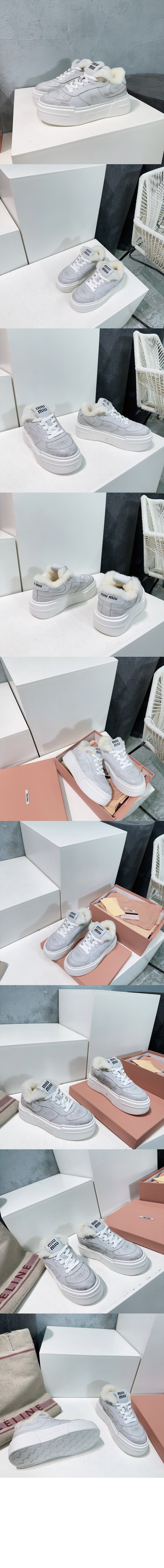 미러급레플리카사이트 | 명품레플리카 전문 쇼핑몰  | 퍼스트원 - 레더 스니커즈 5E892D > 미우미우